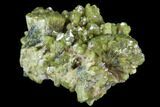 Green Epidote Crystal Cluster - Morocco #91196-1